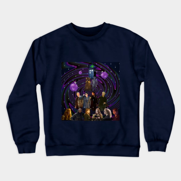 Dr Who Christmas design Crewneck Sweatshirt by Love My..